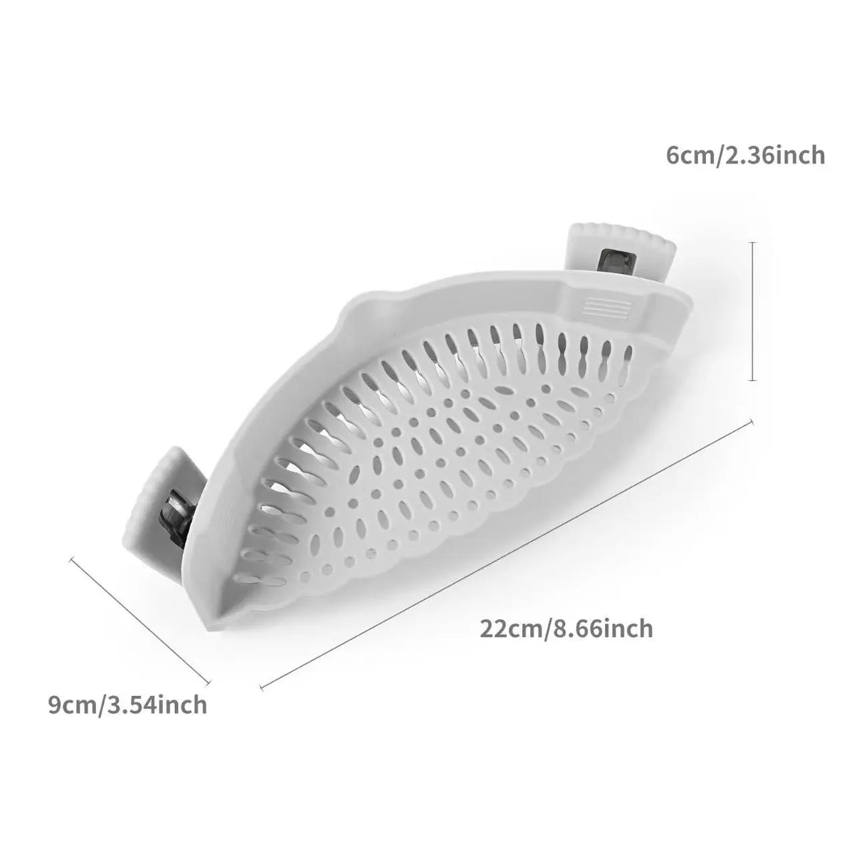 Scolapasta Universale in Silicone con Clip – Scola Pasta e Verdure Direttamente dalla Pentola