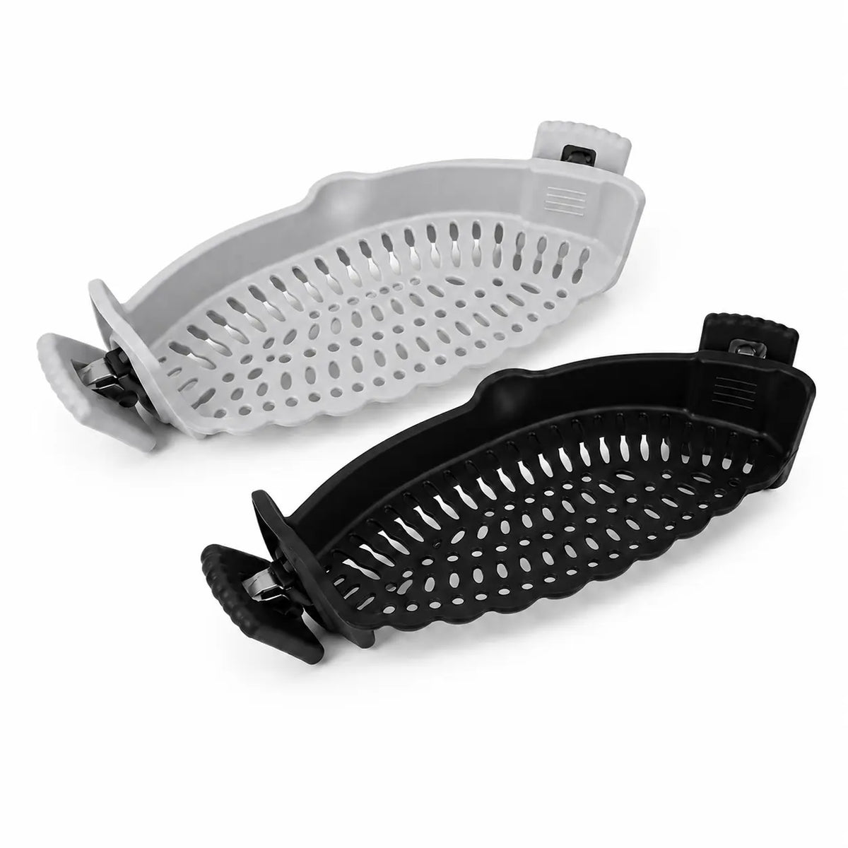 Scolapasta Universale in Silicone con Clip – Scola Pasta e Verdure Direttamente dalla Pentola